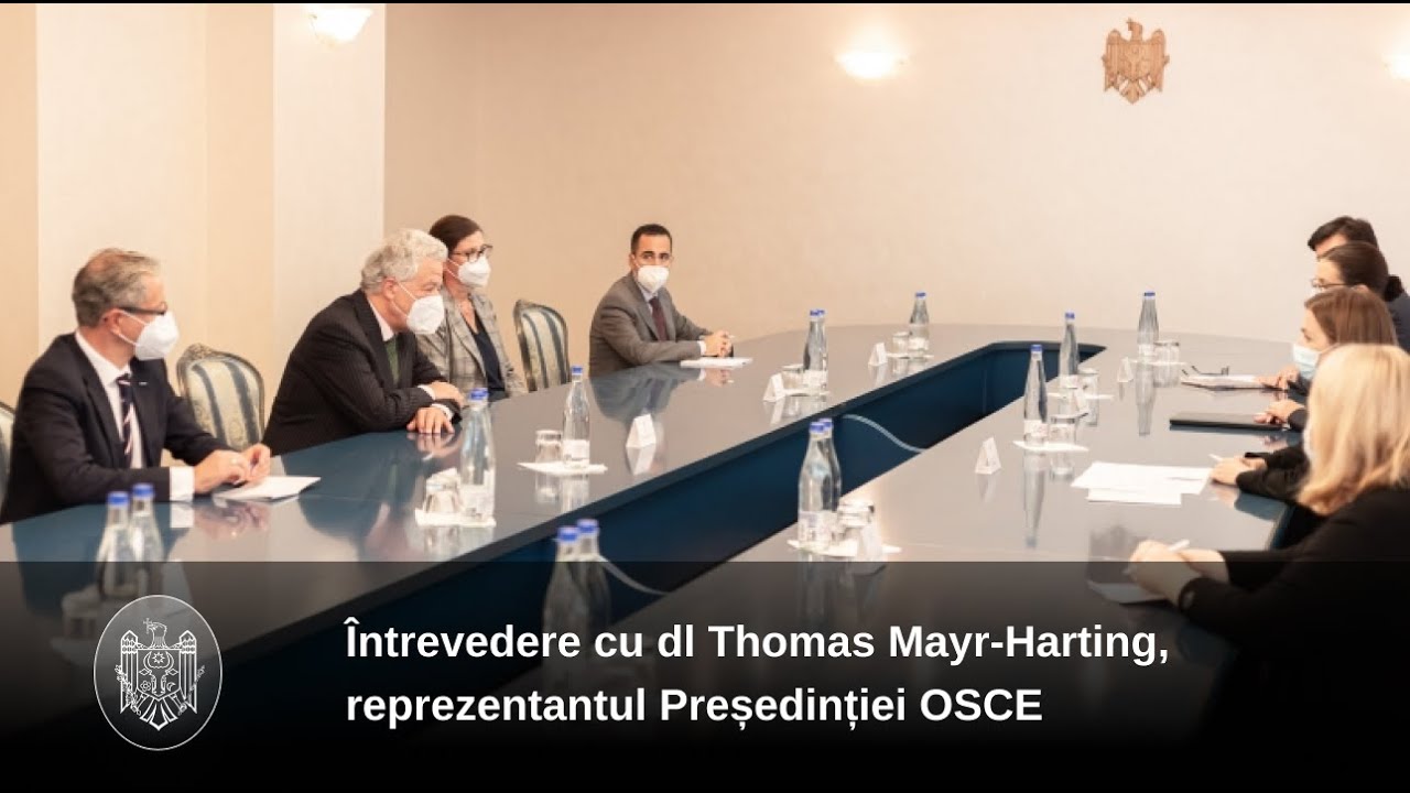 &Icirc;ntrevedere cu dl Thomas Mayr-Harting, reprezentantul Președinției OSCE