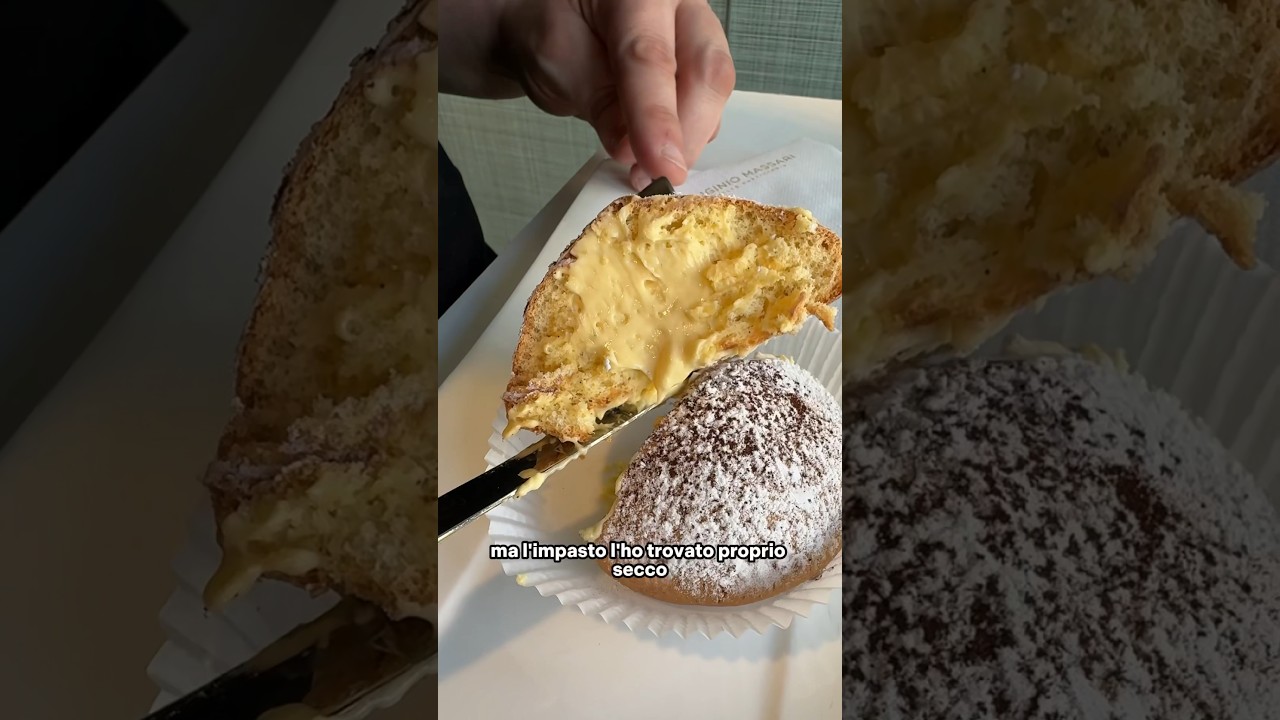 🍽️ Ho fatto merenda nella Galleria Iginio Massari a Milano #shorts #cibo #food