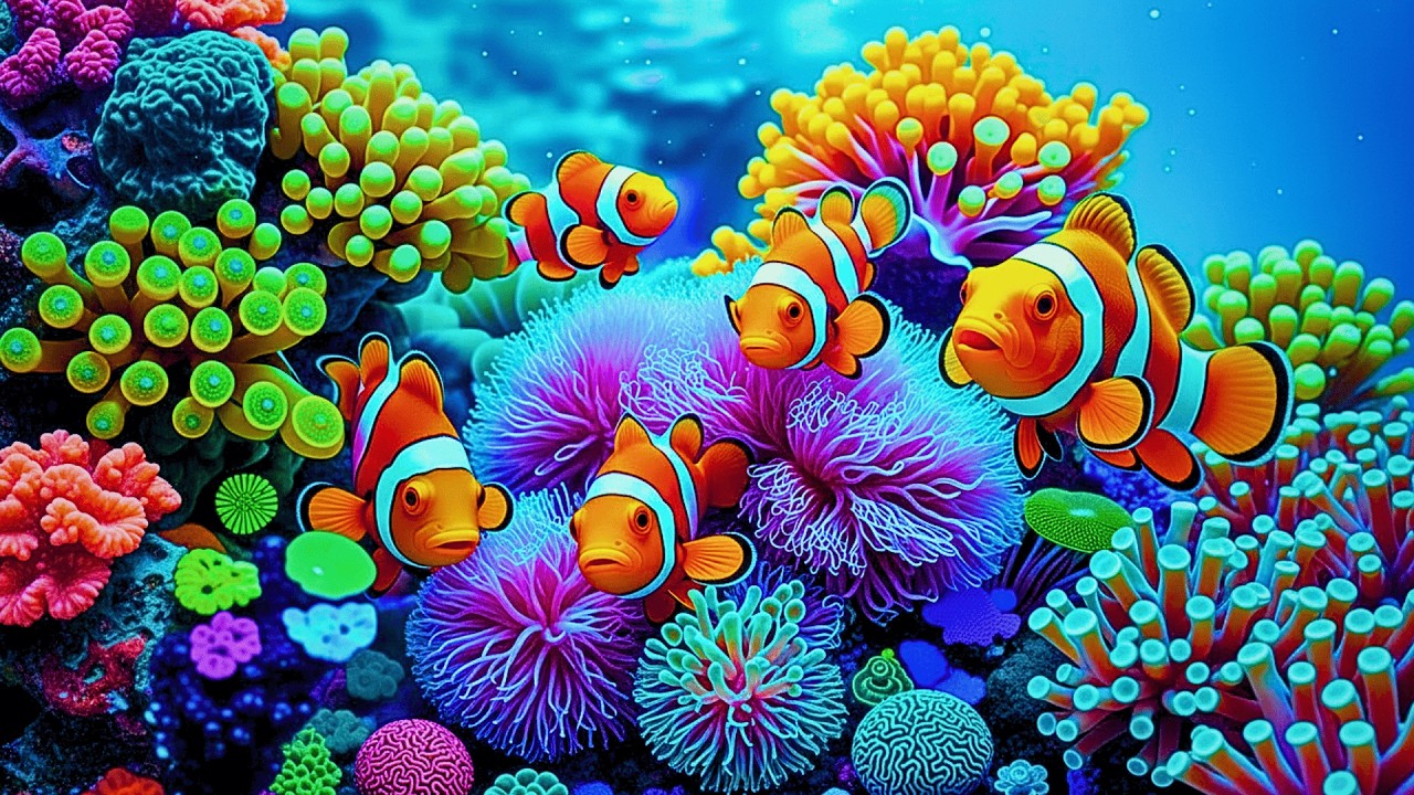 🐠Ocean Wildlife 4K | Peaceful Ocean Documentary | Calm Underwater Wildlife | Soothing Piano Melodies