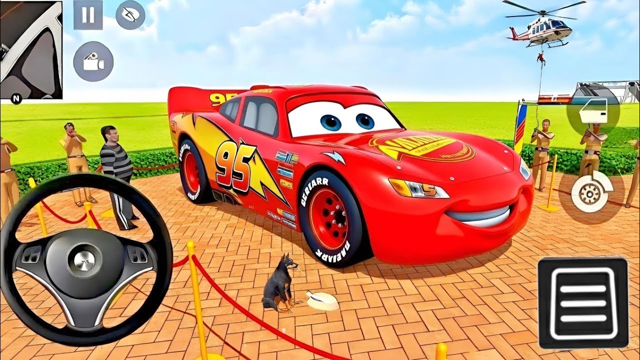 🔥 Spiderman Buys Modified McQueen Car 🕷️🚗 | Monster Airplane City ✈️ | Indian Thieft Auto Simulator 