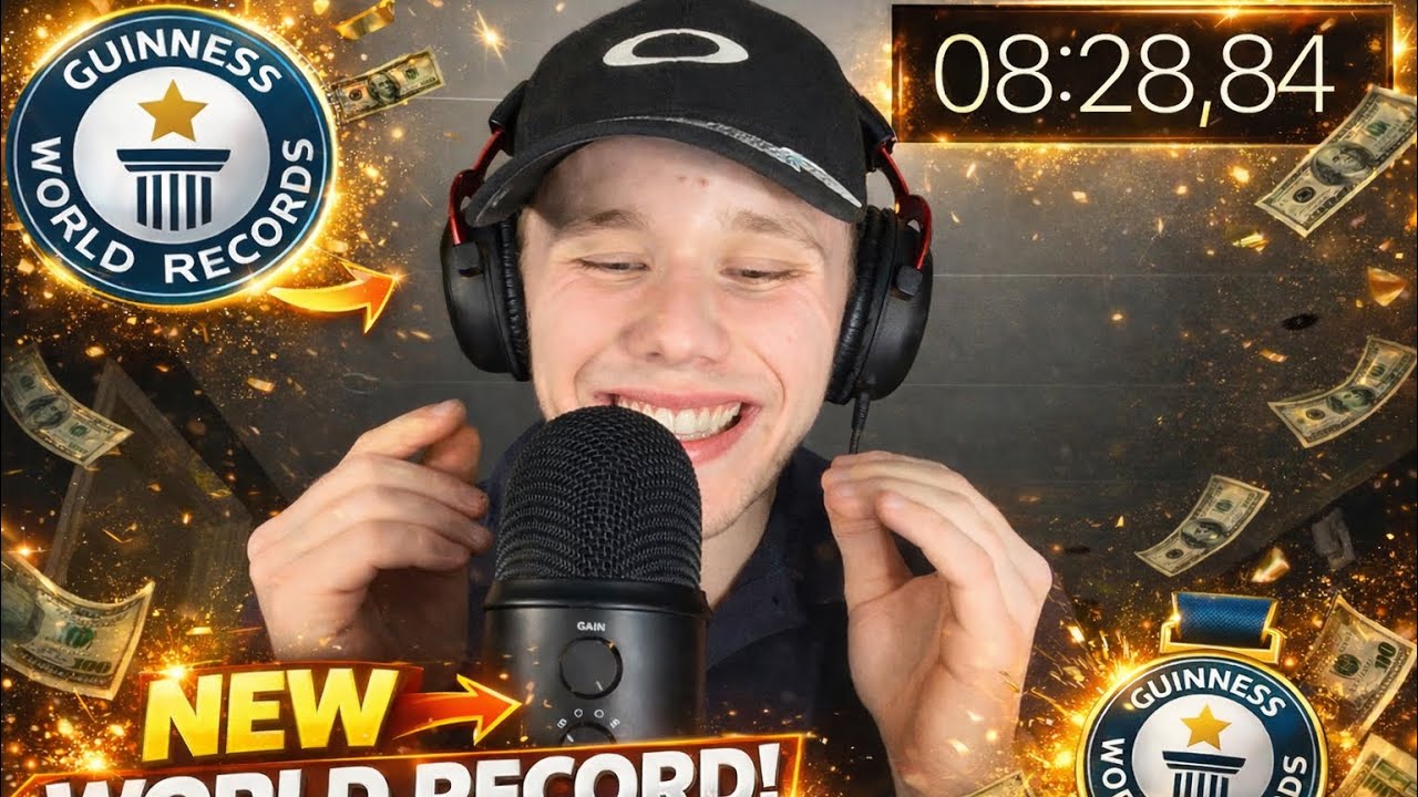 ASMR 100 TRIGGERS IN 08:28 | WORLD RECORD