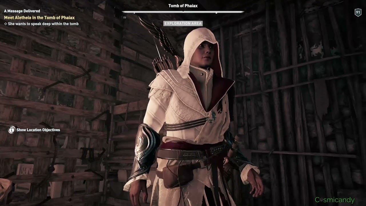 Meet Atletheia in the Tomb of Phaiax | AC Odyssey