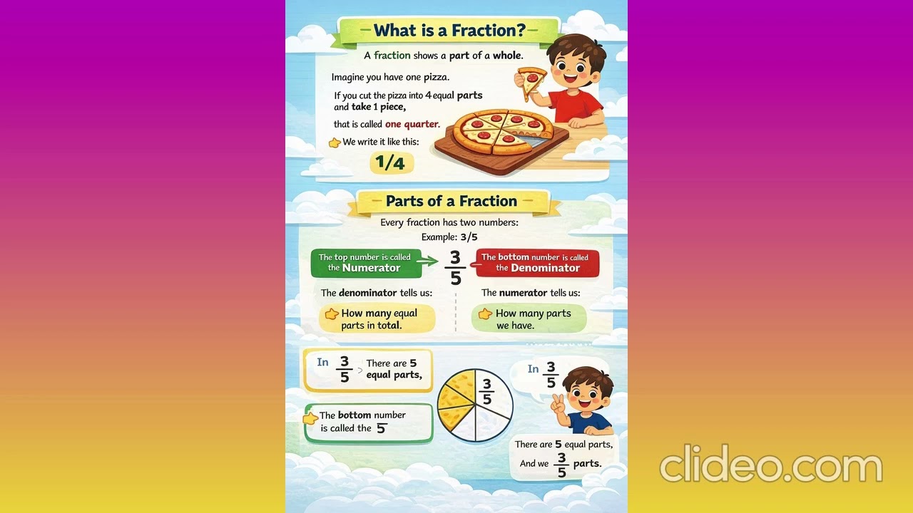Confused About Fractions? Start Here! | Numerator & Denominator Explained