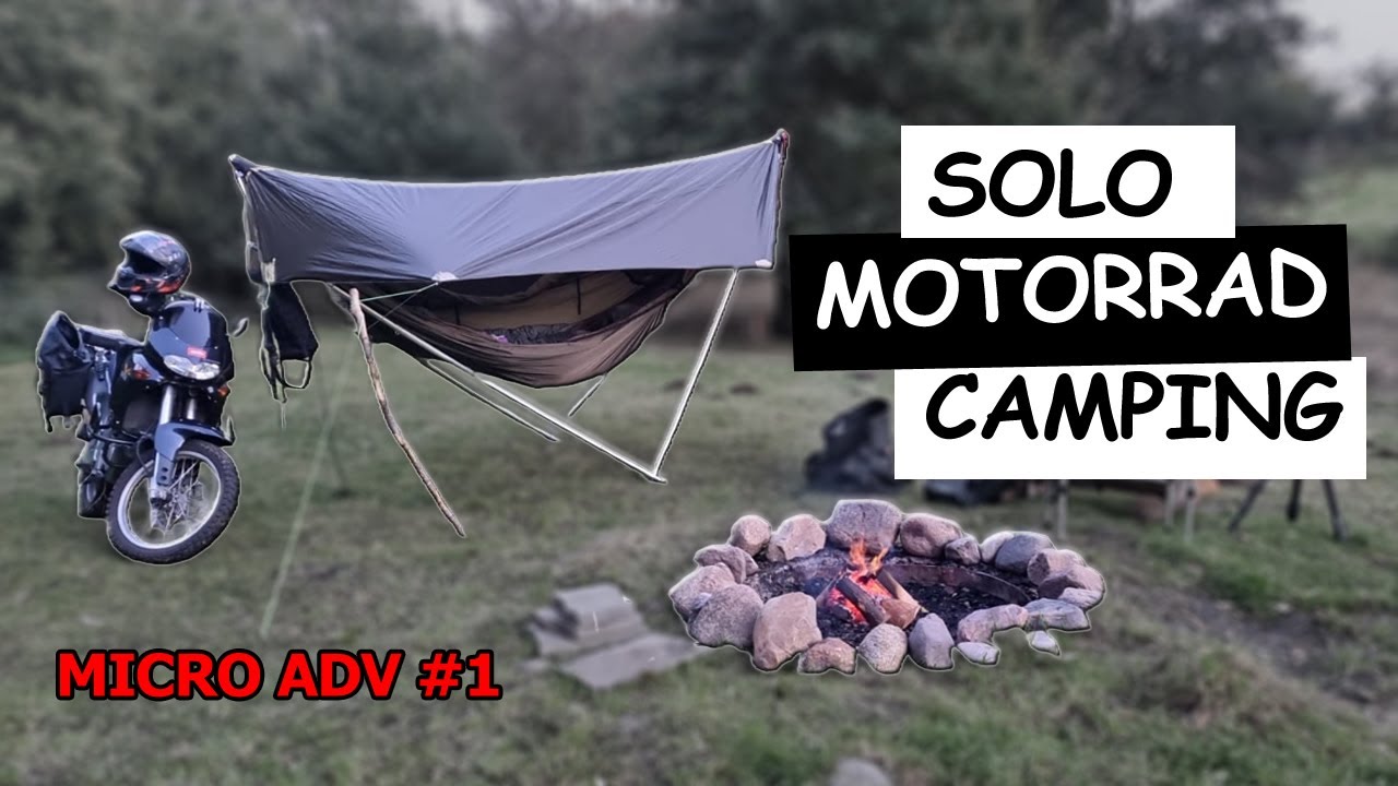 (Micro)Abenteuer #1  | Motorrad Camping Tour |  Eine Nacht unter den Sternen