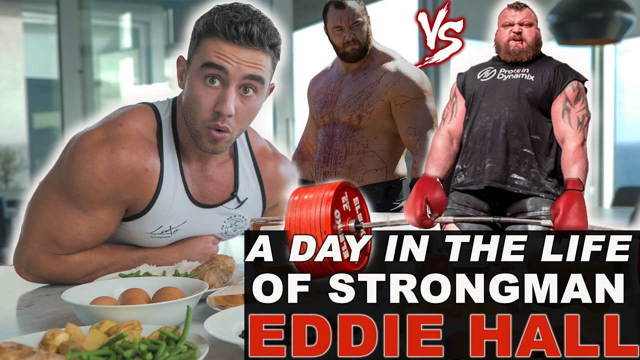 A Day In The Life of Eddie Hall (Worlds Strongest Man) | Training and Eating to Fight The Mountain