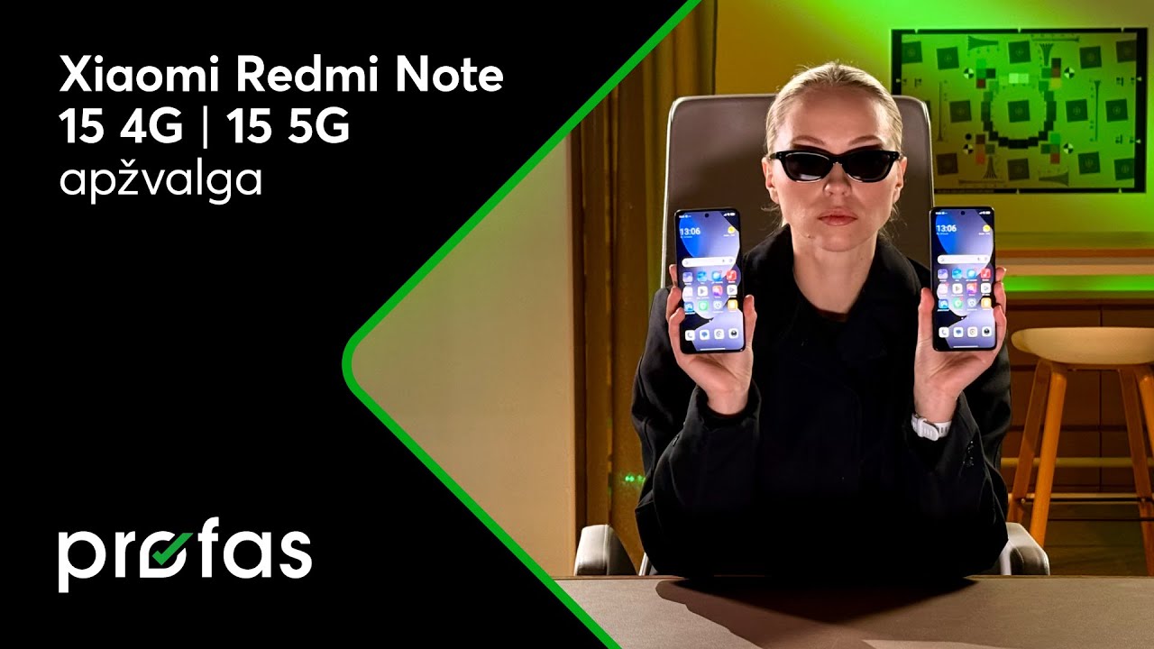Xiaomi Redmi Note 15 4G | 15 5G apžvalga