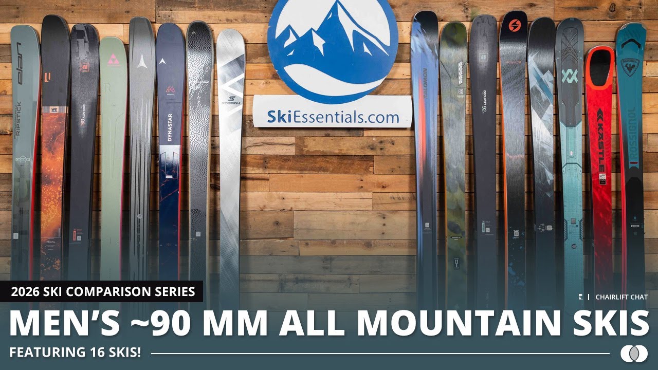 2026 90 mm All-Mountain Ski Comparison with SkiEssentials