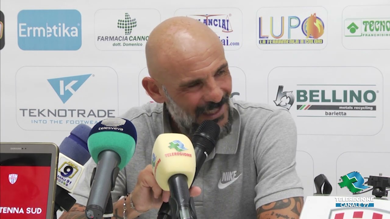 Post gara Barletta Santa Maria Cilento CIRO GINESTRA Allenatore Barletta
