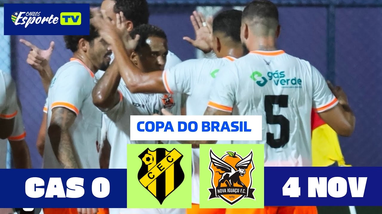 Castanhal x  Nova Iguaçu.  Copa do Brasil 2026. Gols do jogo. 