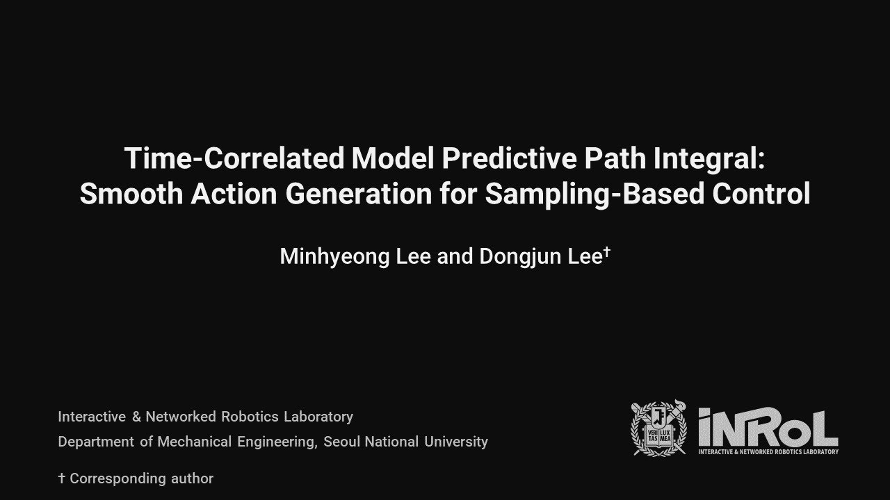 Time-Correlated Model Predictive Path Integral: Smooth Action Generation for Sampling-Based Control