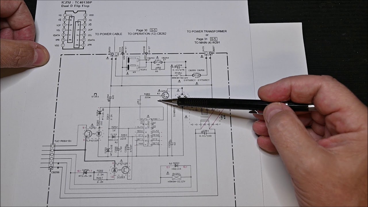 Yamaha RX 397 Wie funktioniert das Netzteil