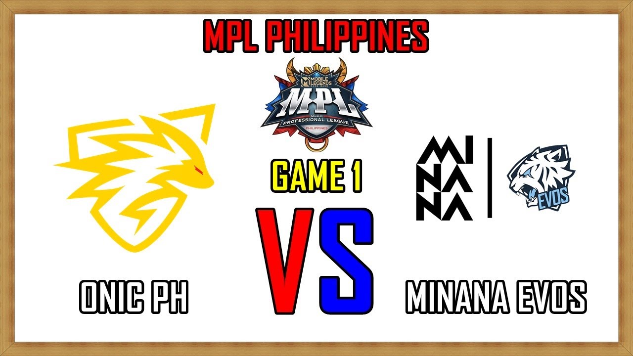 ONIC PH VS MINANA EVOS - GAME 1 | MPL PHILIPPINES SEASON 12 - REGULAR SEASON | ONIC VS MNNE (ENG)