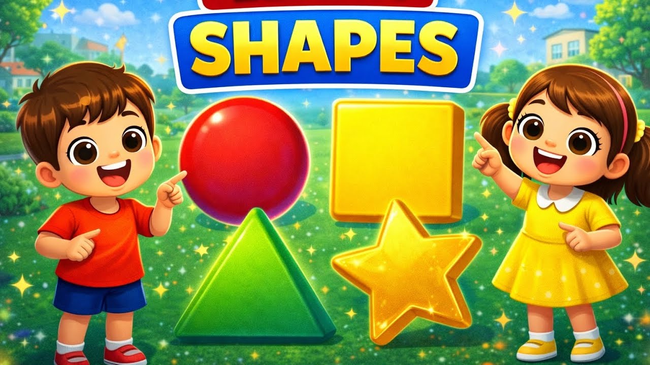 Tutu Auto 🚗 Learn Shapes for Kids | Circle Square Triangle Star ⭐