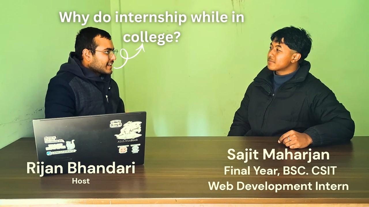 Web Development, Internships, BSc. Csit with Sajit Maharjan | The Nerd's Podcast | Episode 1