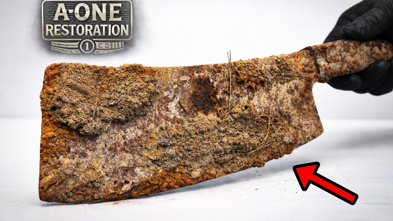 Restoring a 100-Year-Old Mystery Cleaver - I Didn't Expect THIS Result!
