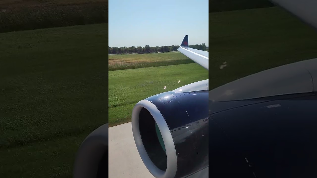 Take OFF Winnipeg Airport Air Canada🛫✈️