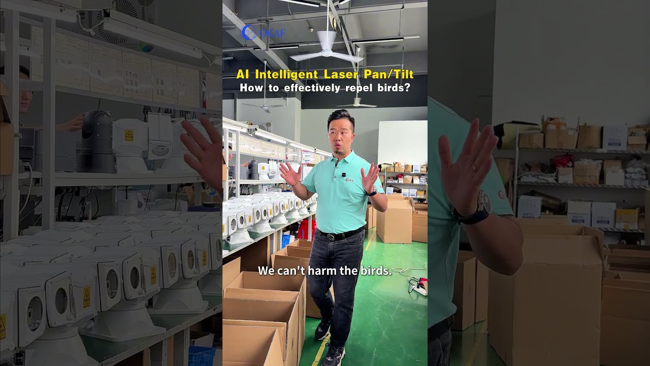 Laser bird repellent PTZ camera