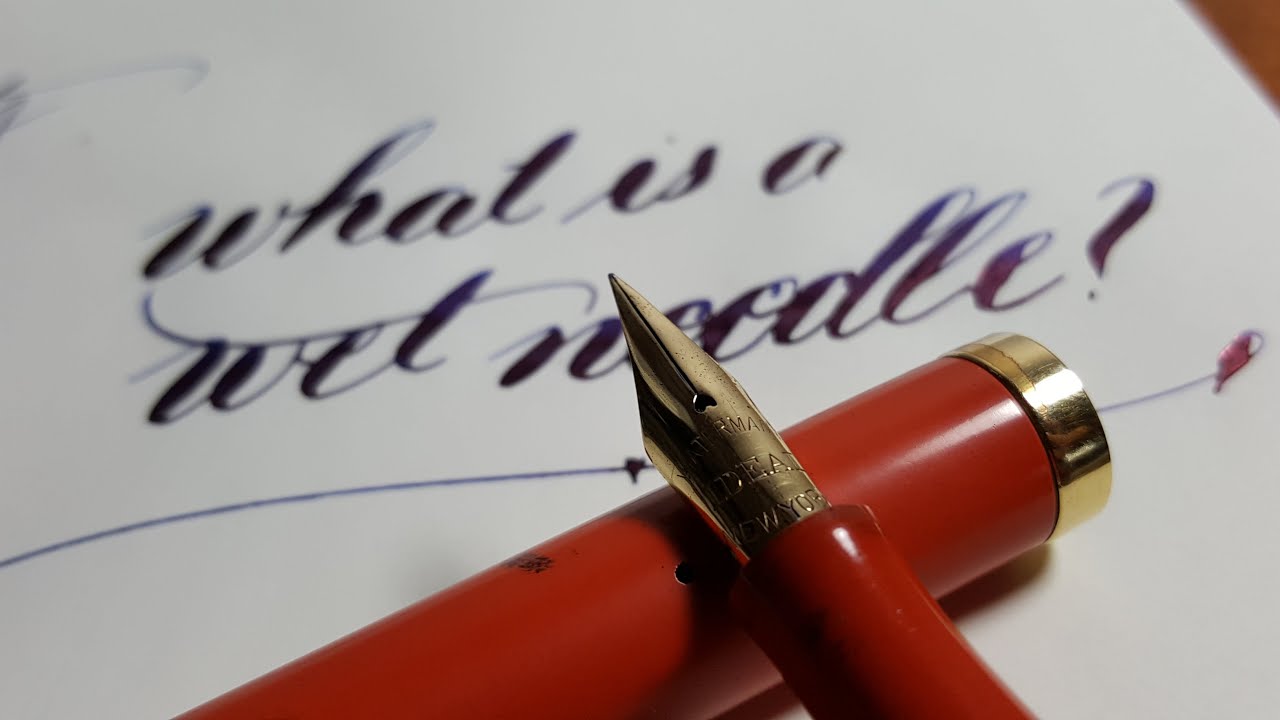 Waterman 54 Cardinal Red THE ULTIMATE WET NOODLE NIB