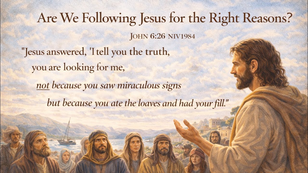 Are We Following Jesus for the Right Reason?