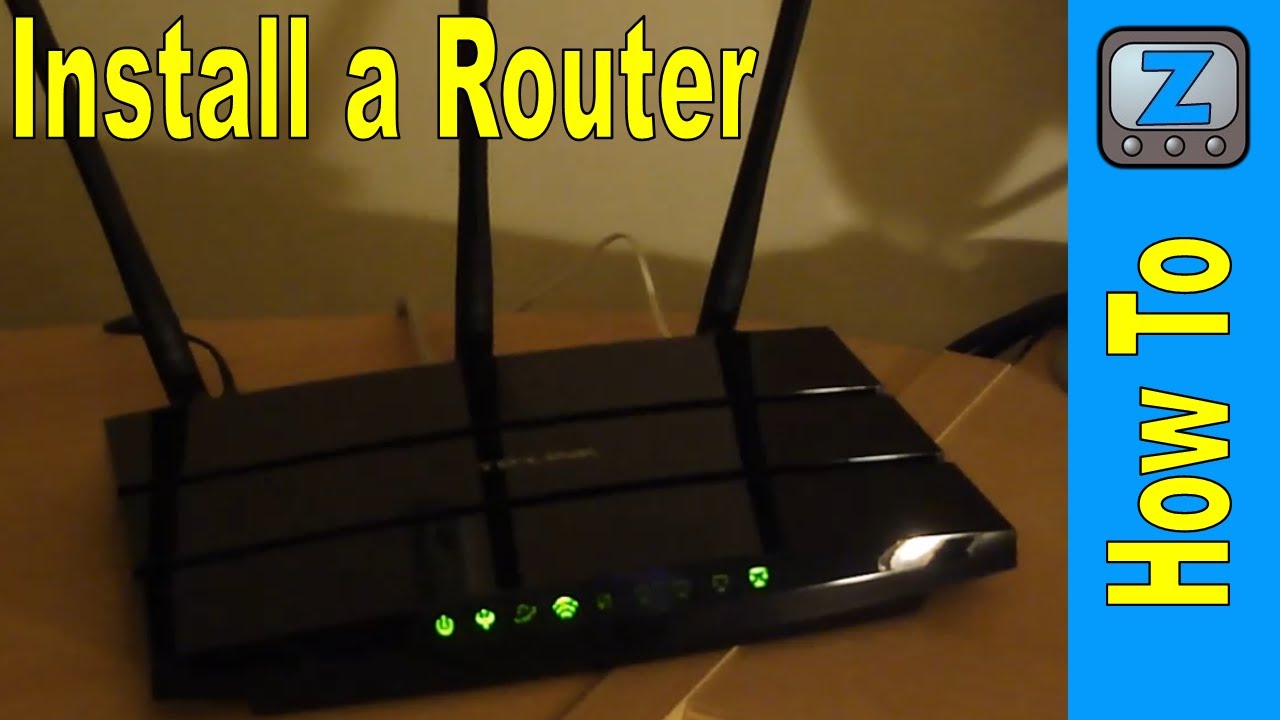 How to Install and Setup a Router (TP-Link TD-W8970)