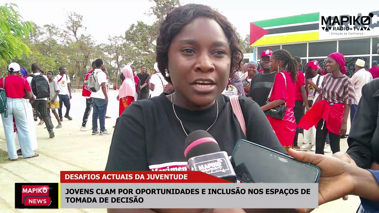 Jovens moçambicanos destacam desafios e apelam por mais inclusão e oportunidades 