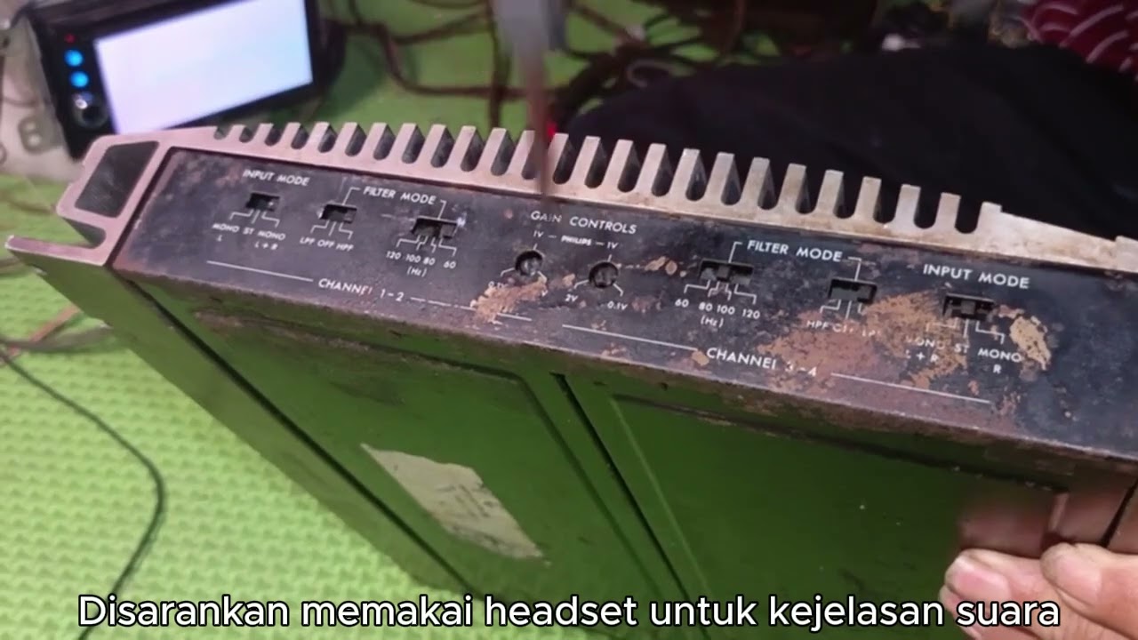 PHILIPS Power Audio Mobil 4 Channel | Power Amplifier Speaker Subwoofer | Cek Deskripsi