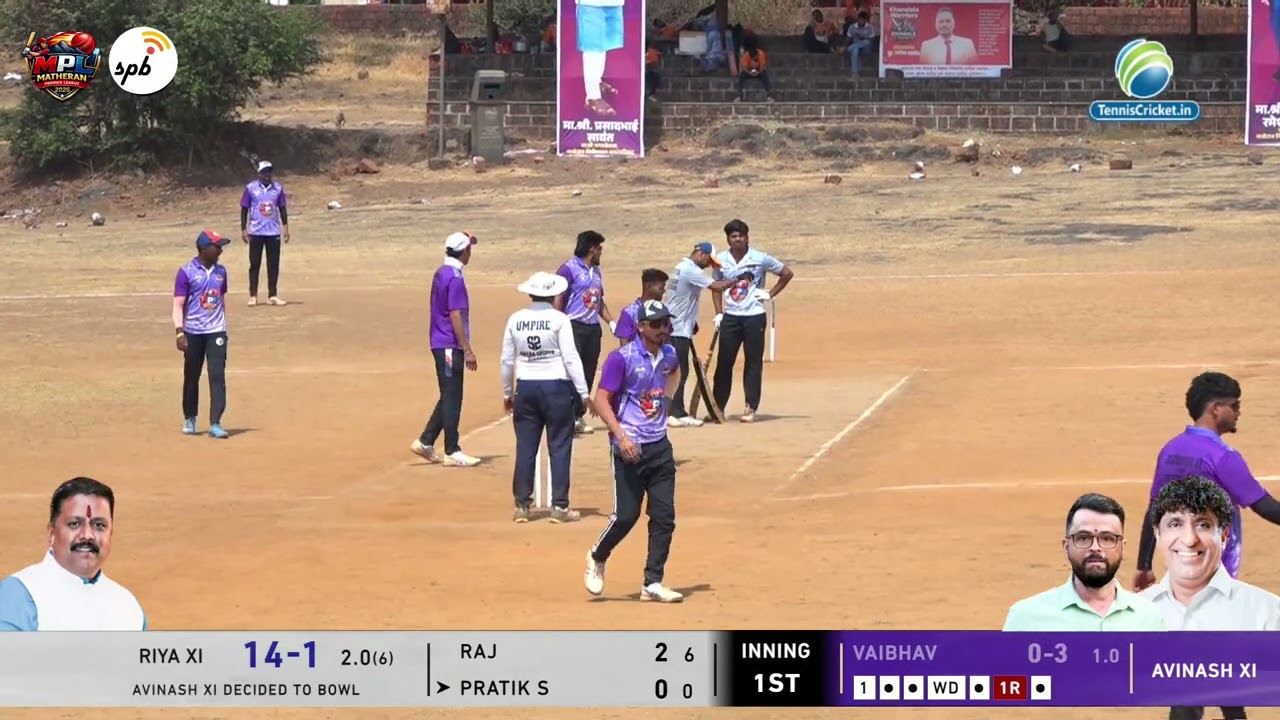 Riya Xi vs avinash xi Match || MPL 2026 Matheran