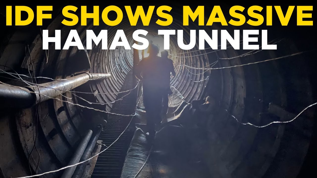 Israel War LIVE: IDF Reveals 8-Room Hamas Tunnel System | Rare Inside Look | War Updates LIVE