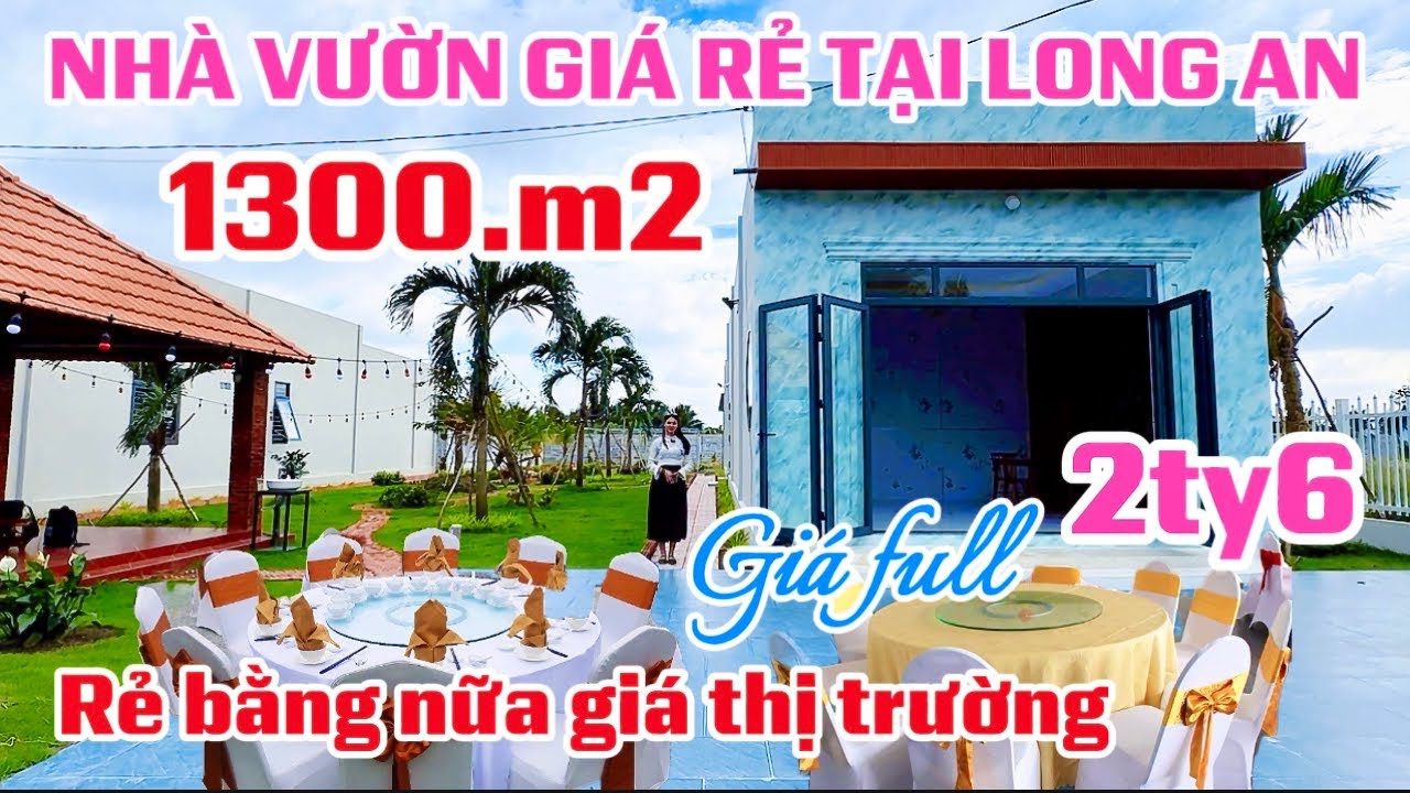 NHÀ VƯỜN GIÁ RẺ 2026 TẠI LONG AN. Cơ hội đầu tư phát triển .nghĩ dưỡng