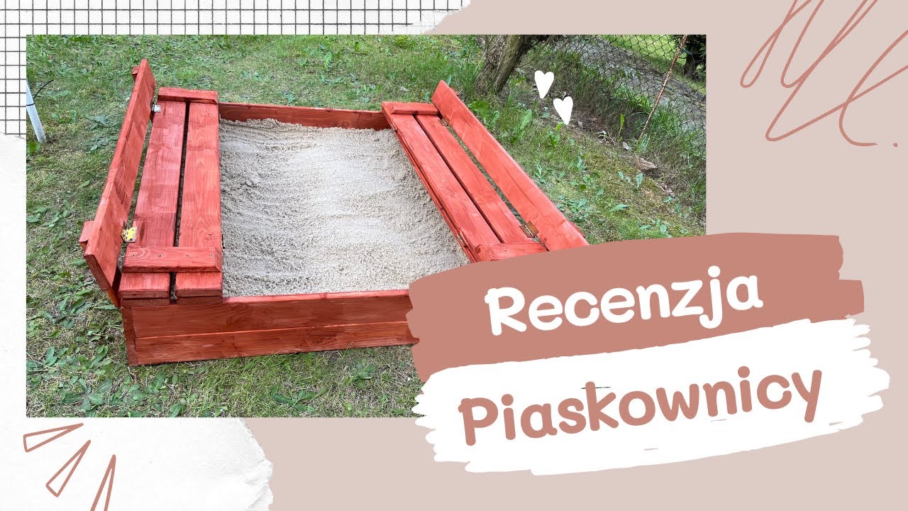 Drewniana Piaskownica Zamykana - Dla Dzieci - Do Ogrodu - z Allegro