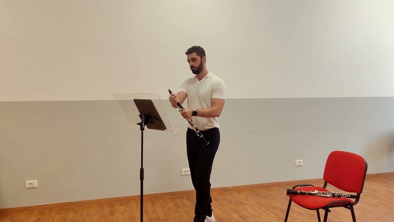 S. MERCADANTE Clarinet competition Strawinsky Tre pezzi - Gianmarco CORINTO