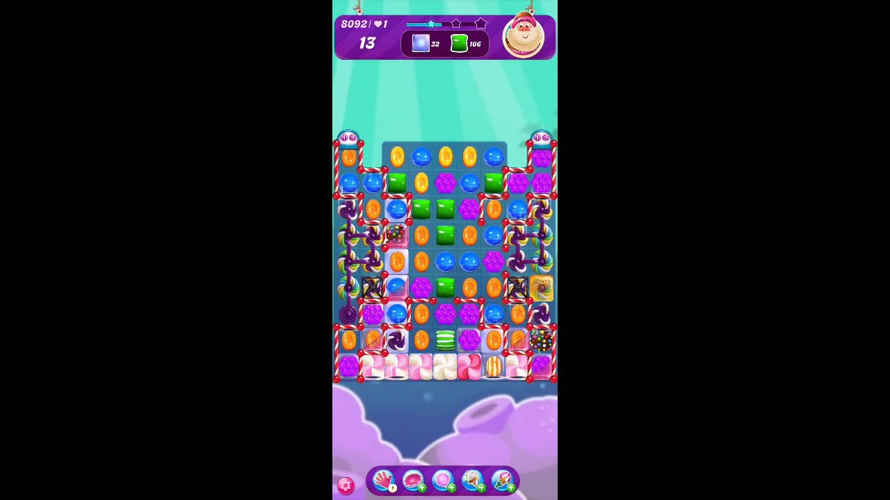 Candy Crush Saga Live Streaming Hard  level