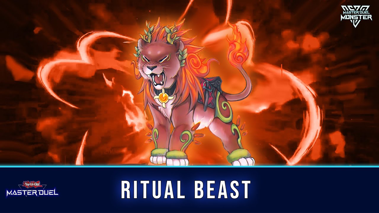 RITUAL BEAST DECK MASTER DUEL GAMEPLAY AND DECKLIST [YU-GI-OH! MASTER DUEL]
