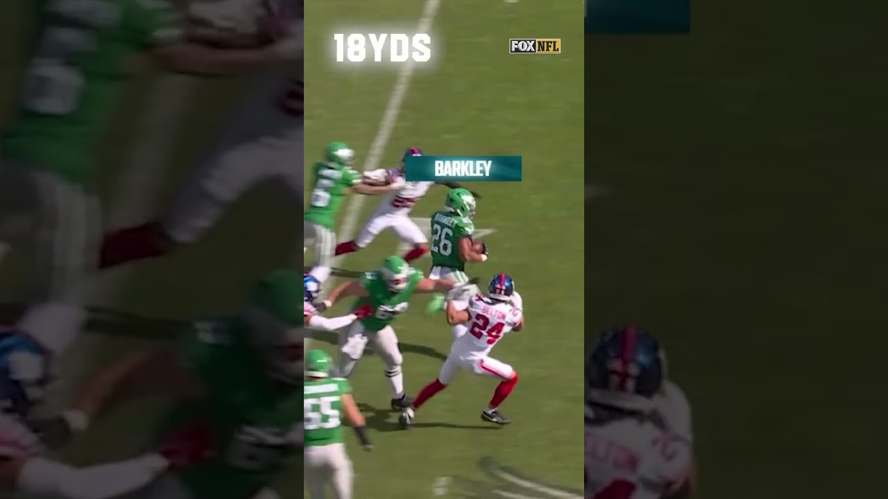 Saquon Barkley didn't wait to score against his former team 😤 #Eagles #nfl