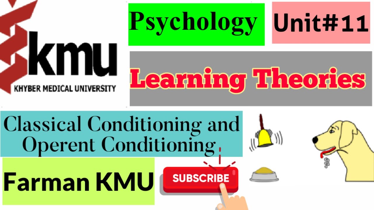 Learning Theories in Psychology | Developmental Psychology Unit #11 | Classical Conditioning Theory.