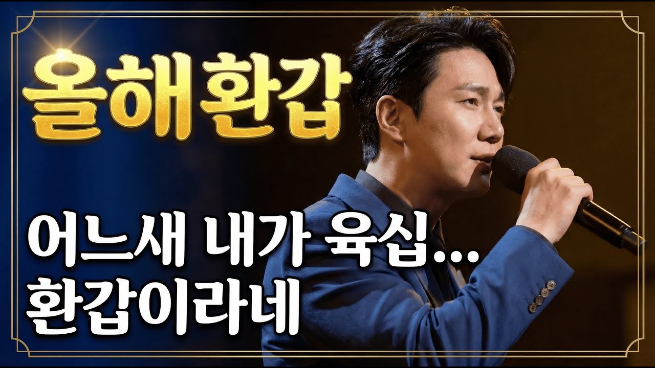 환갑 넘긴 당신의 눈물을 닦아줄 단 한 곡.. '올해 환갑' - 박민우 (가사 포함)