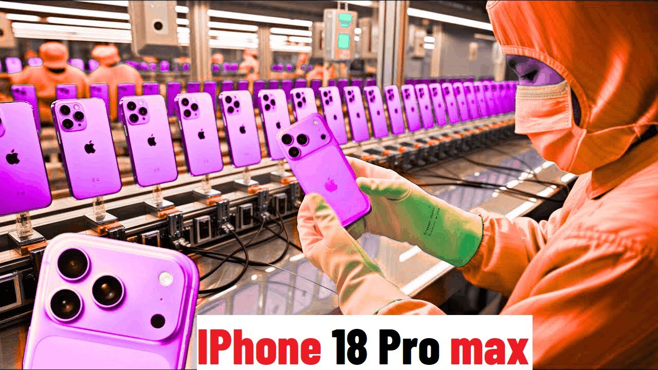 Inside the Apple Factory: Manufacturing iPhone 18 Pro Max (Full Process)