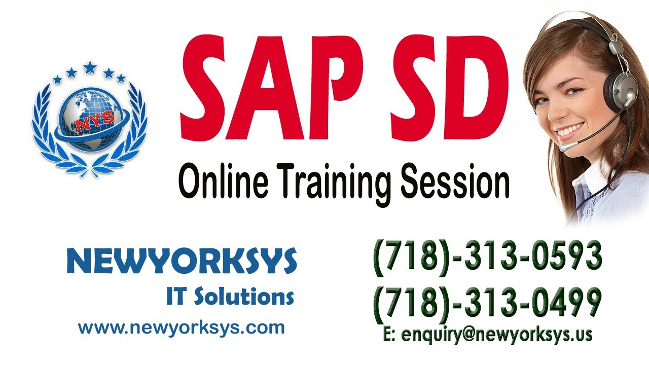 SAP SD ECC 6.0 Overview Online Training | Newyorksys