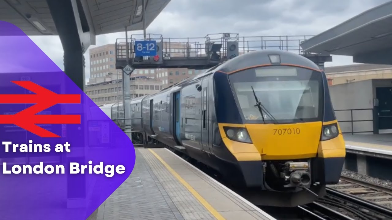 Trains at London Bridge. 01/07/2024