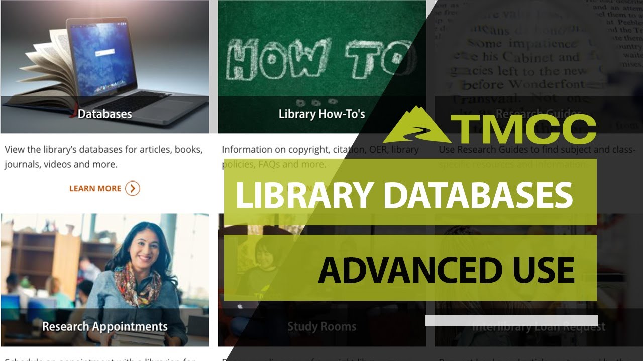 Advanced Use of Library Databases
