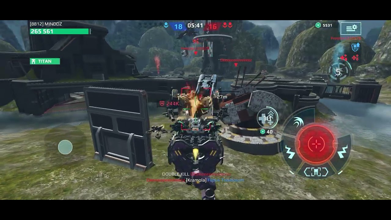 I GOT 17 KILLS USING FERNIR MK2 ON WAR ROBOTS!!!