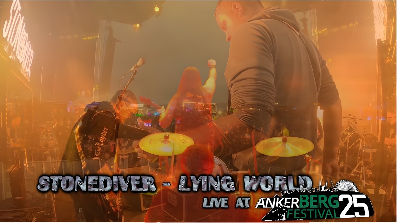 STONEDIVER - Lying World (Official Live Video) Live at Ankerberg Moto GP 2025
