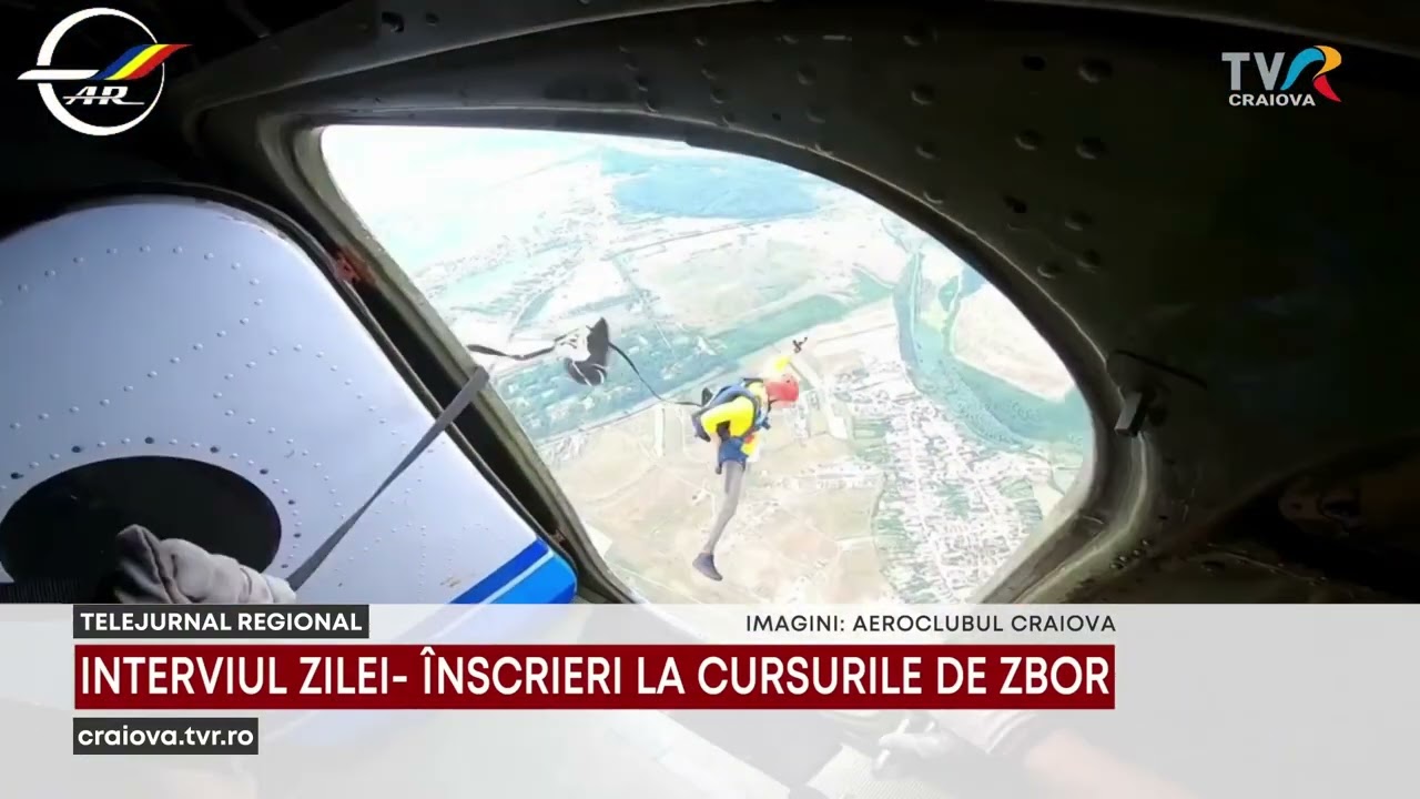 INTERVIUL ZILEI- ÎNSCRIERI LA CURSURILE DE ZBOR