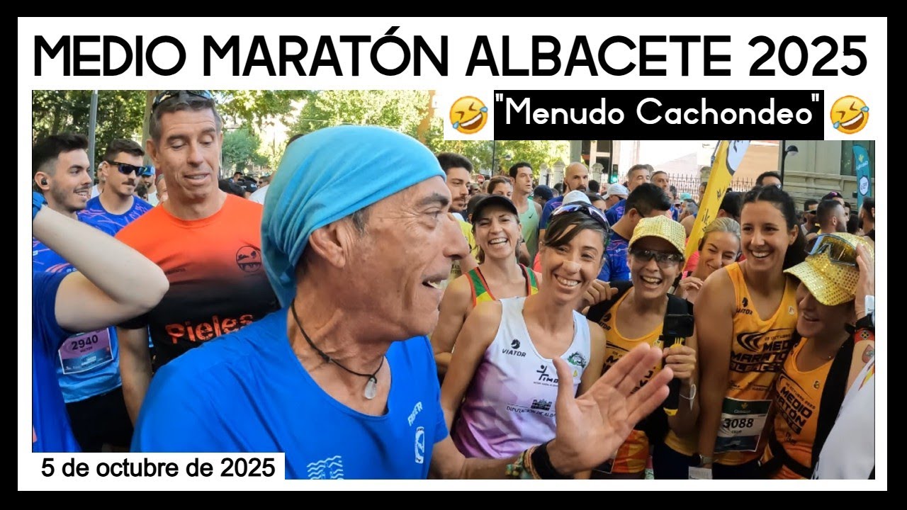 🏃🏽‍♀️ MEDIO MARATÓN ALBACETE 2025 🏃🏽 “Menudo Cachondeo” #mediomaraton #albacete #running #correr