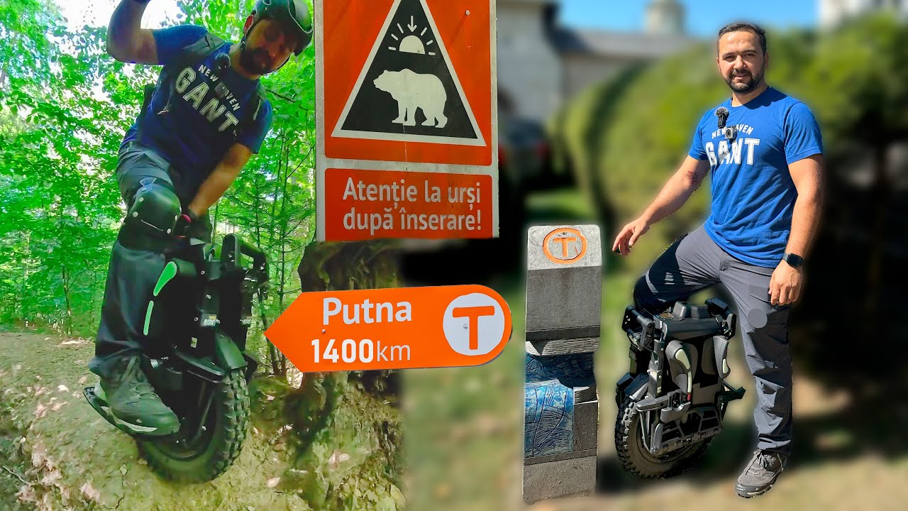 [E1: Bucovina | Putna - Sucevita] Am pornit pe VIA Transilvanica cu monociclu electric!!!