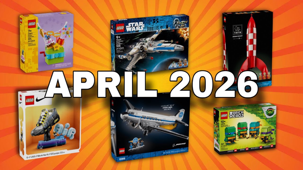 Все наборы LEGO, выходящие в апреле 2026 года.