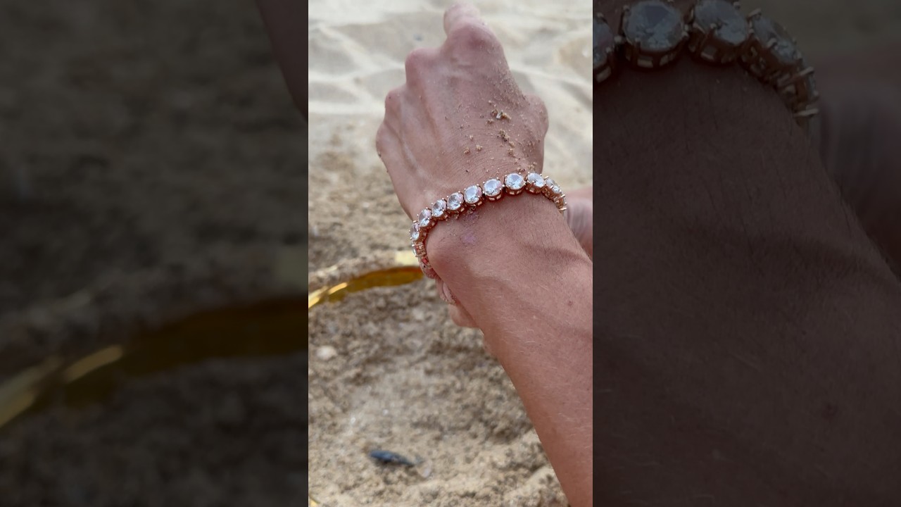 Wow 🤩INSANE FIND! Huge Gold Chain Discovered While Cleaning the Beach! #treasuresearch