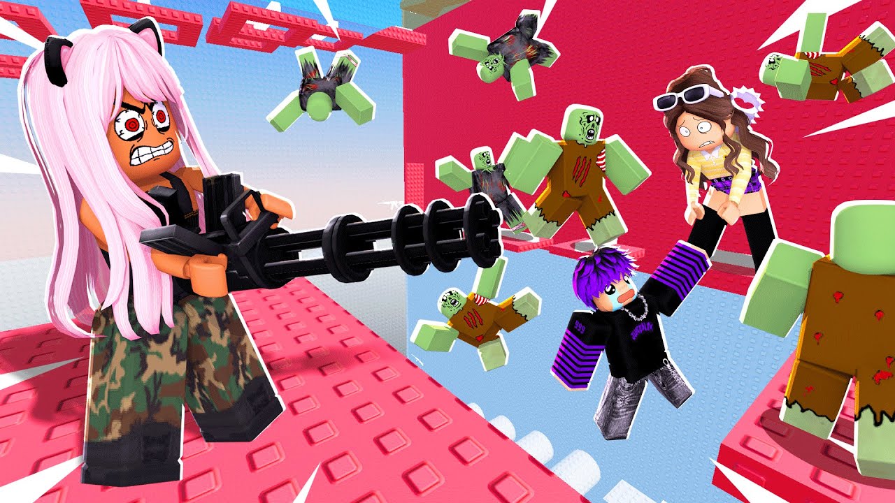ПОБЕДА над ЗОМБИ в Башне Троллей в Roblox!