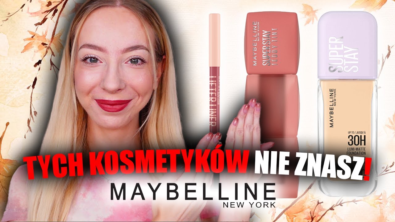 NOWE KOSMETYKI OD MAYBELLINE! | LIFTER LINER | TEDDY TINT | SUPER STAY LUMI MATTE