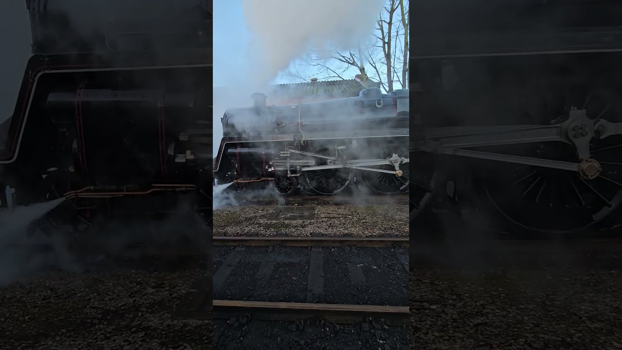 Standard Class 5MT - 73156 #steamtrain #train #trainspottinguk #shorts